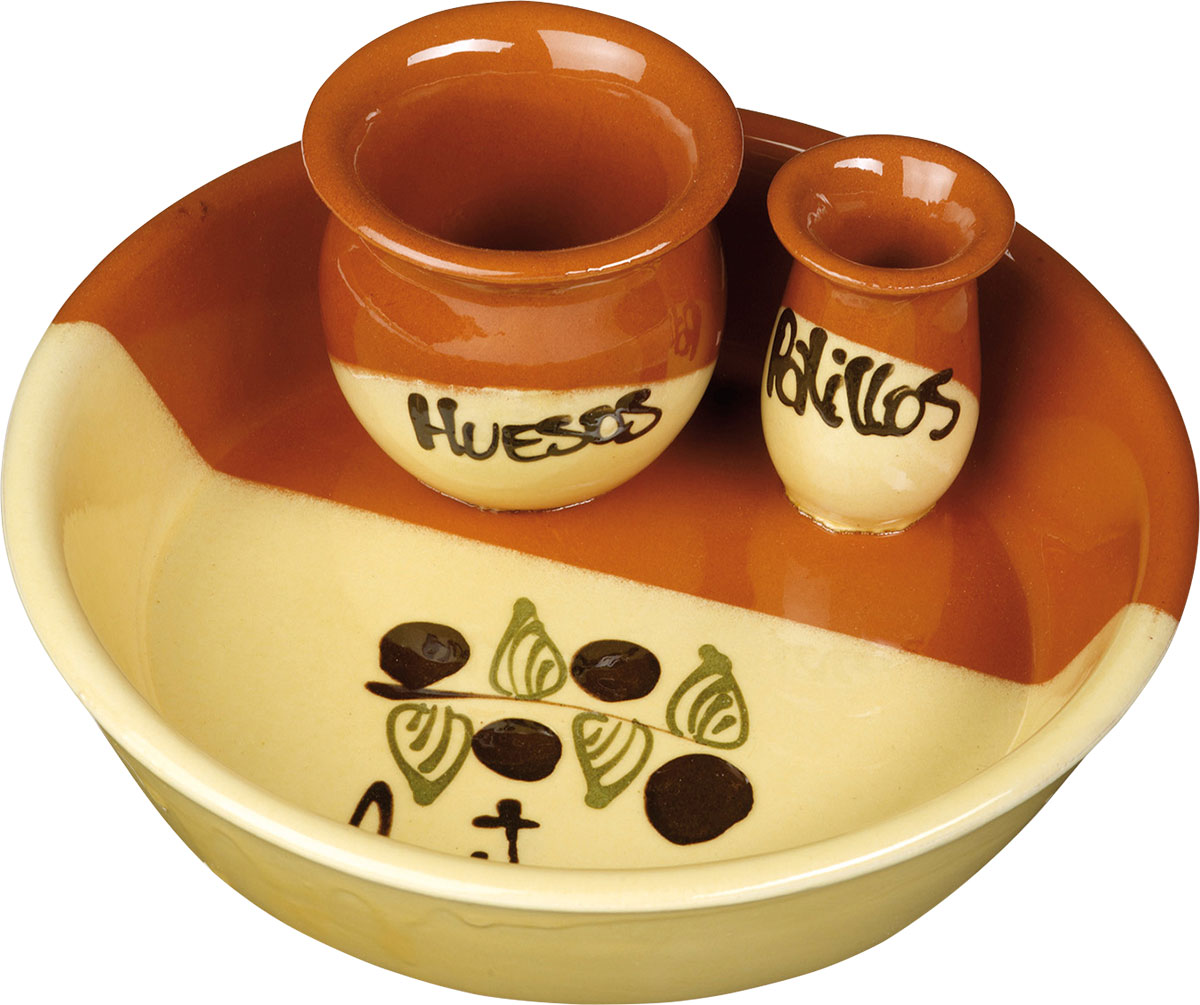 Handgetöpferte Olivenschale