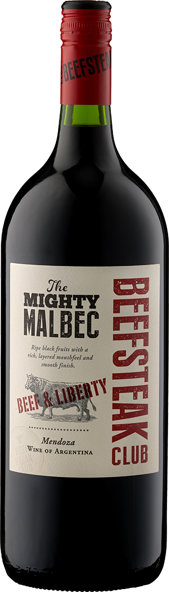 6010260 Beefsteak Club Beef & Liberty Mighty Malbec Magnum